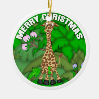 God julgiraff julgransprydnad keramik