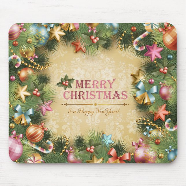God julgott nytt år 74 Mousepad Musmatta (Framsidan)