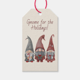 God julgran med Helgdag Cheer Presentetikett