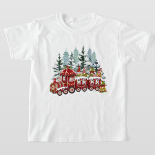 God julgrav tåg t shirt