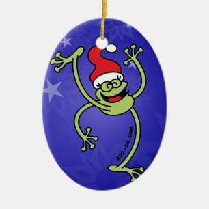 God julgroda julgransprydnad keramik