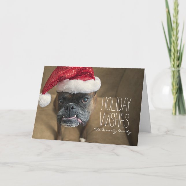 God julhund helgkort (Framsida)