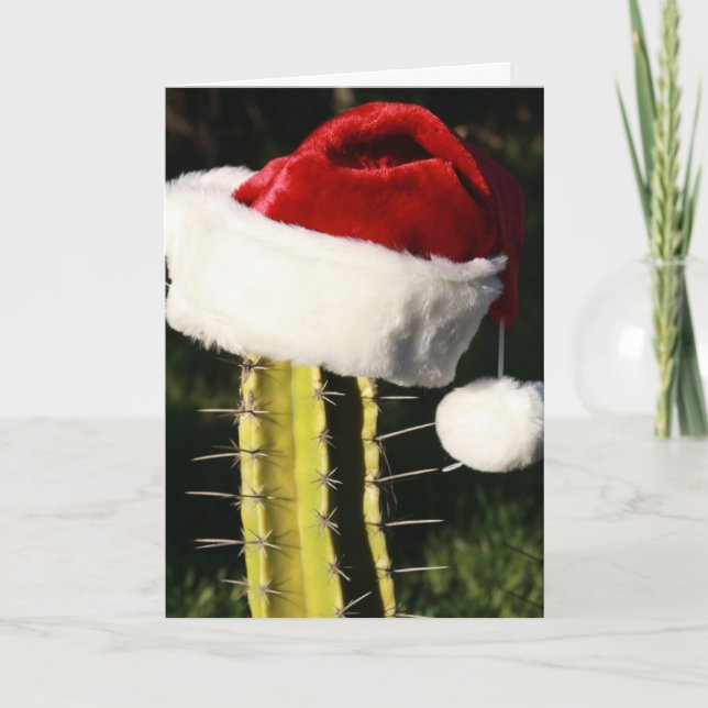 God julkaktus helgkort (Framsida)