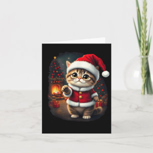 God Julkatt, Jultomten, Julafton Kit Kort