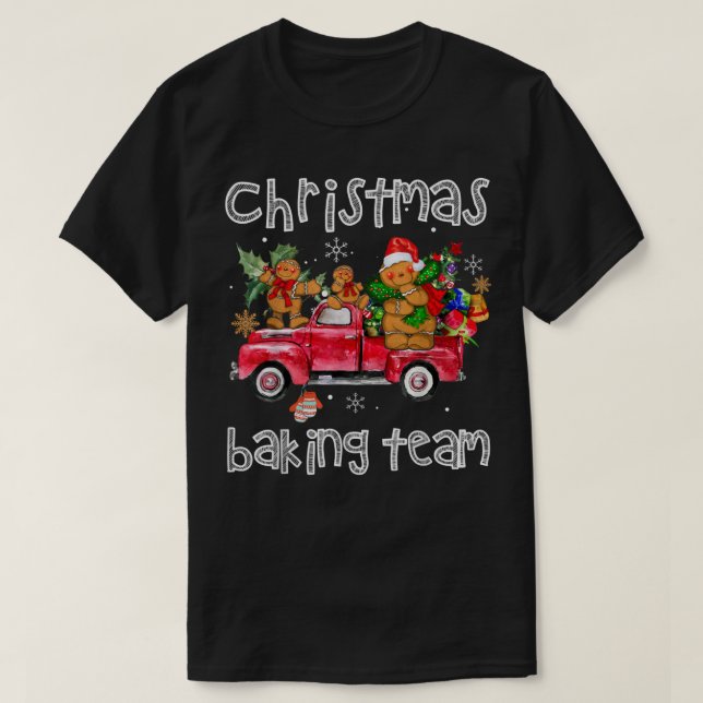 God julklapp Gingertea Cookie T Shirt (Design framsida)