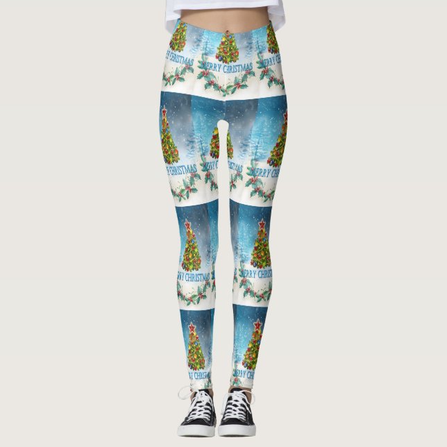 God julkort leggings (Framsida)