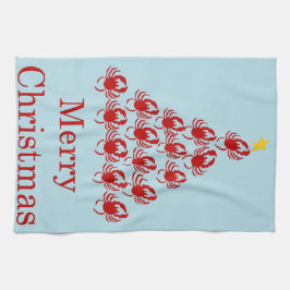 God julkrabba kökshandduk