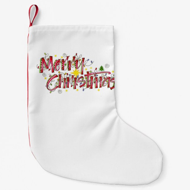 God julljus liten julstrumpa (Framsidan)