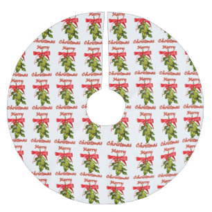 god julmistletoe julgransmatta borstad polyester