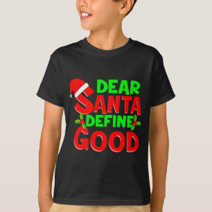 God Julnotering Kärna Santa Define Bra Holid T Shirt