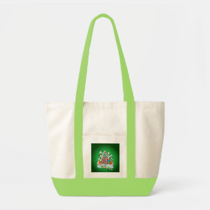 GOD JULPEPPARKAKAHUS av SHARON SHARPE Tygkasse