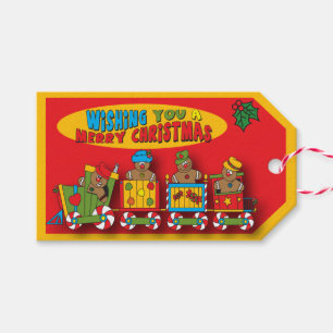 God julpepparkakatåg presentetikett