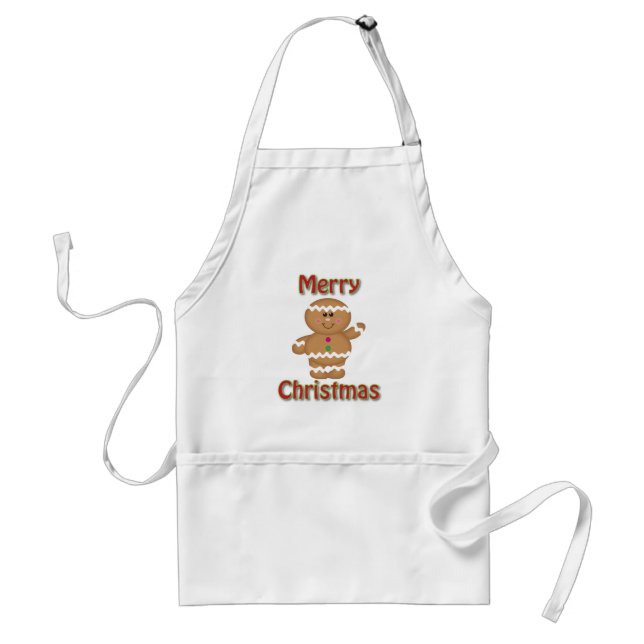 God julpepparkaksgubbeförkläde förkläde (Framsidan)