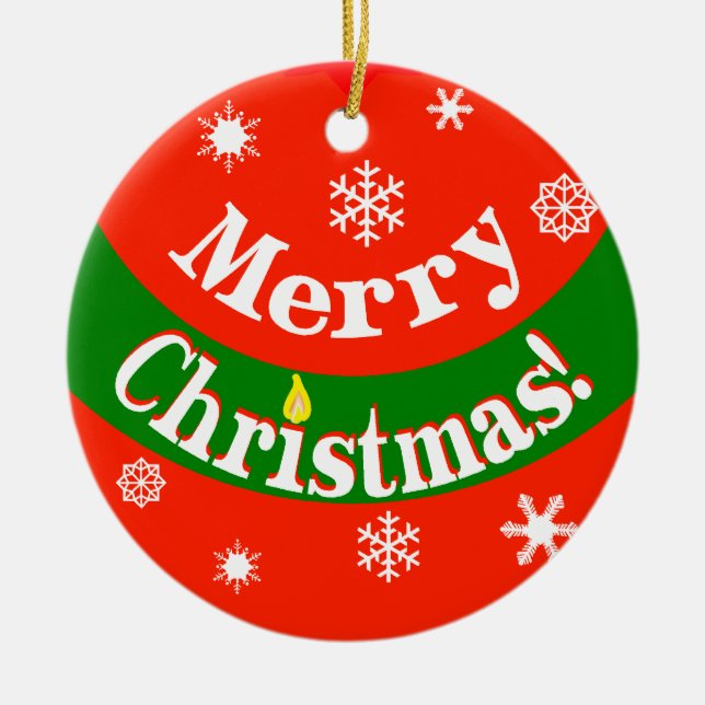 God julprydnad julgransprydnad keramik (Framsidan)