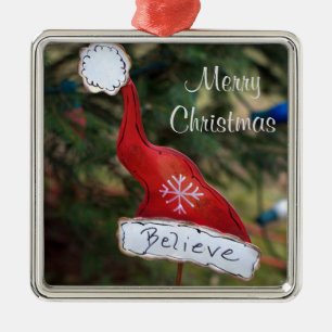 God julSantas tro hatt Julgransprydnad Metall