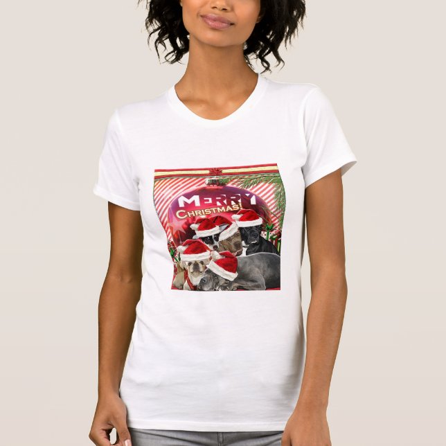 God julskjorta (hundupplagan) t-shirt (Framsida)