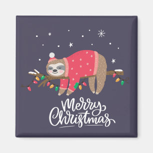 God julSloth Magnet