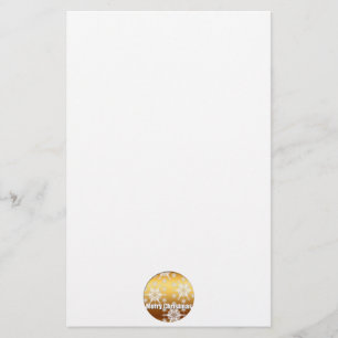 God julsnöflingorbrevpapper brevpapper