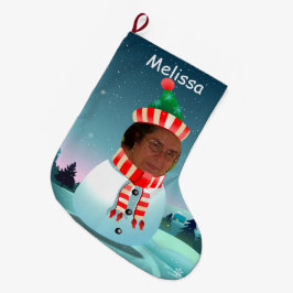 God julsnögubbe stor julstrumpa