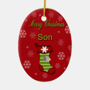 God julSon Julgransprydnad Keramik