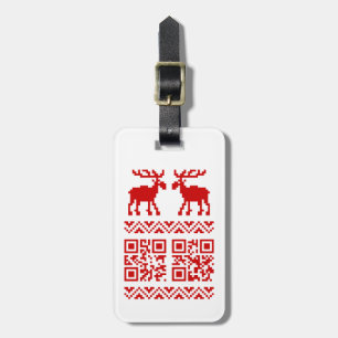 God Julsötare QR-kod Gott nytt år! Bagagebricka