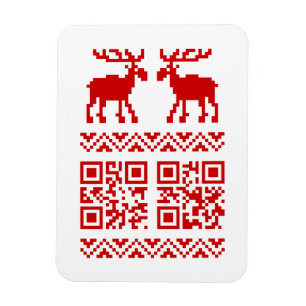 God Julsötare QR-kod Gott nytt år! Magnet