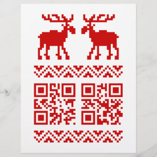 God Julsötare QR-kod Gott nytt år! Reklamblad