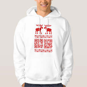 God Julsötare QR-kod Gott nytt år! Sweatshirt
