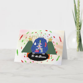 God Julsötare Season Nostalgia Helgkort