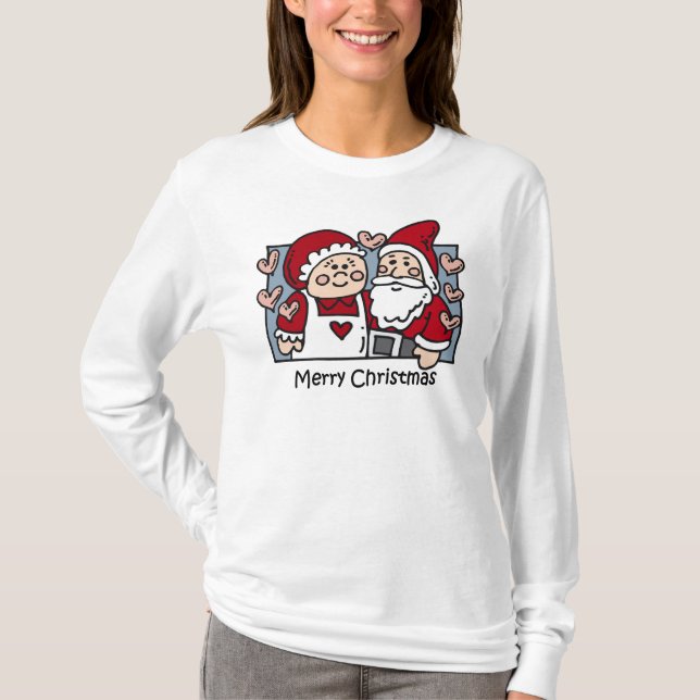 God jult-skjorta tee (Framsida)