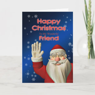 God julvän, Santa vinka Helgkort