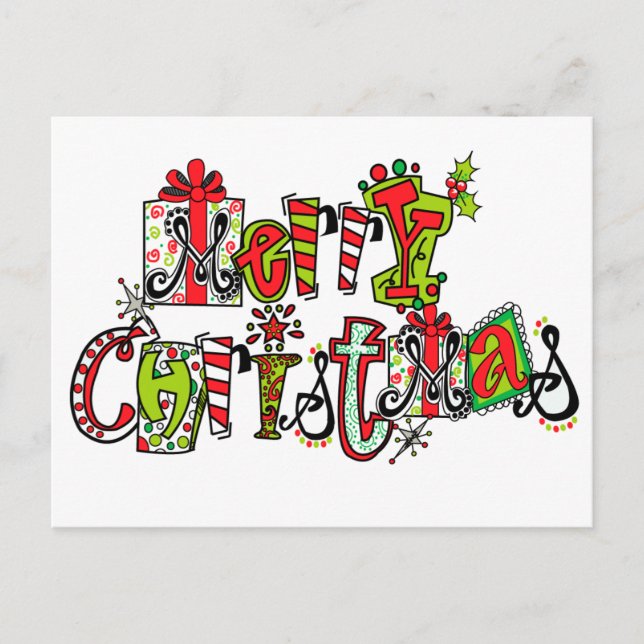 God julvykort helg vykort (Framsida)