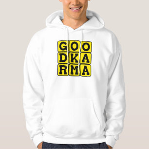 God Karma, Buddhistisk grundsats Tröja Med Luva