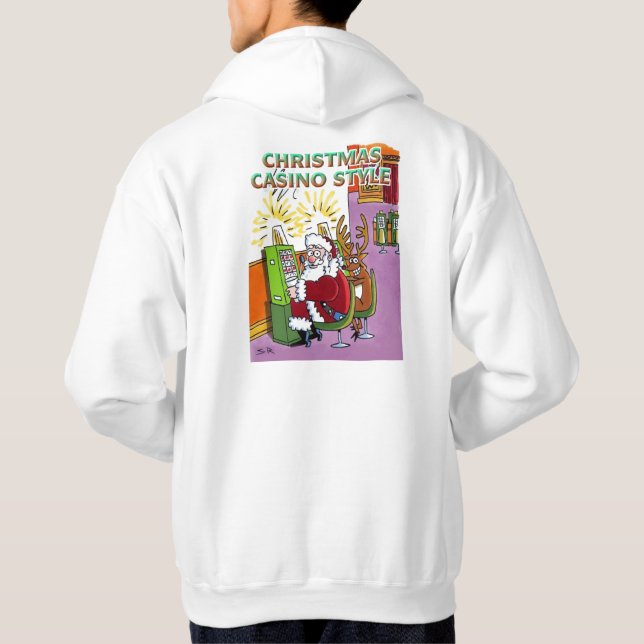 God Kasino Stil hoodie (Baksida)