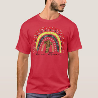 God Keeps His Promises Rainbow Leopard Print Chris T Shirt