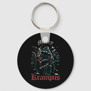 God Krampus Jul Xmas Skräck Ful Ond Paja Nyckelring