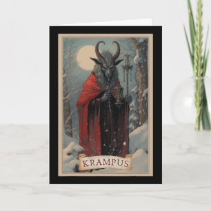 God Krampus Jul Xmas Skräck Ful Tröja E Kort