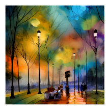 God kväll i Marseille Poster