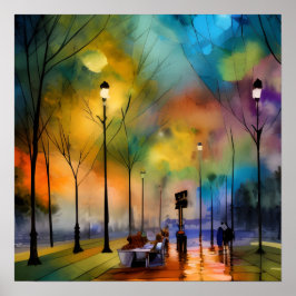 God kväll i Marseille Poster