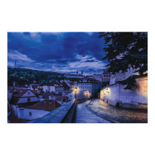 God kväll i Prag Fototryck