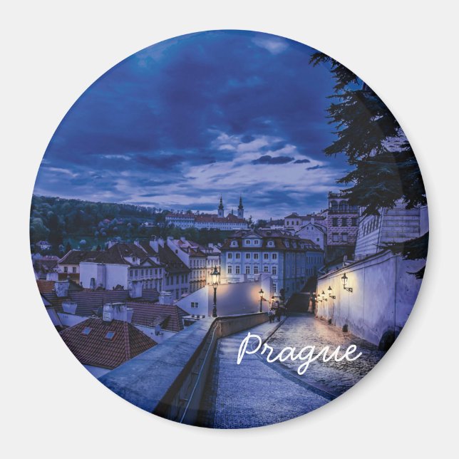 God kväll i Prag Magnet (Framsidan)