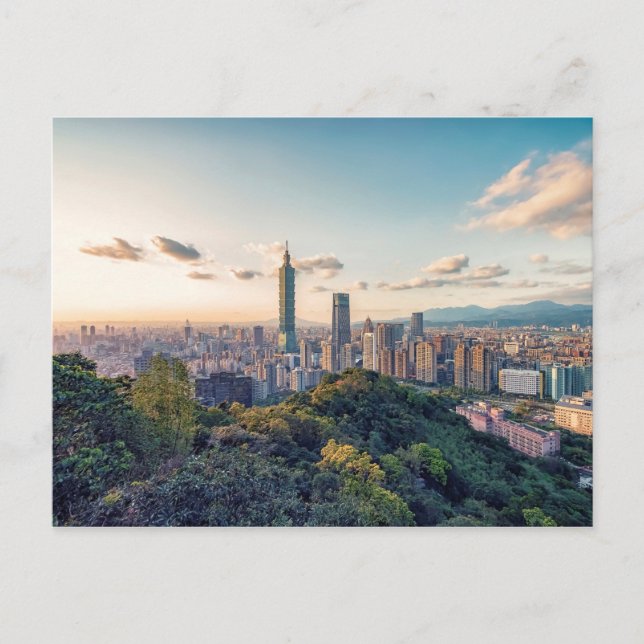 God kväll i Taipei Vykort (Framsida)