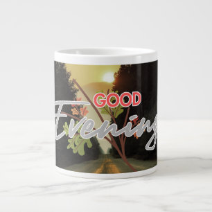 God kväll jumbo mugg