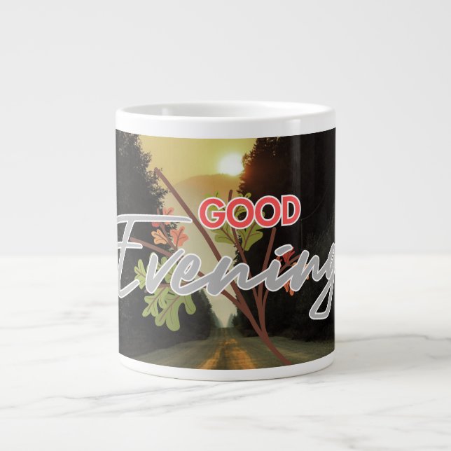 God kväll jumbo mugg (Framsidan)