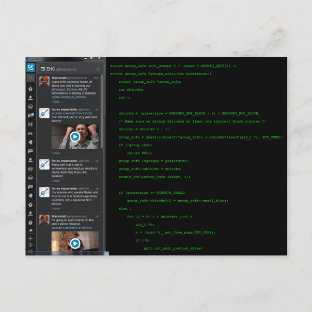 God kväll med EHC-vykortet Vykort (Framsida)