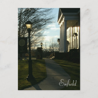 God kväll på Enfield Town Hall, Connecticut Vykort
