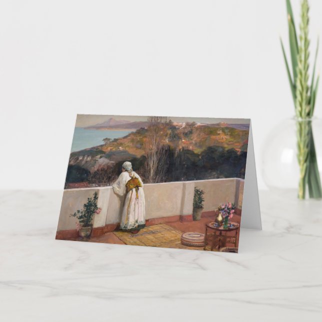 God kväll, Tangiers | Herr John Lavery Kort (Framsida)