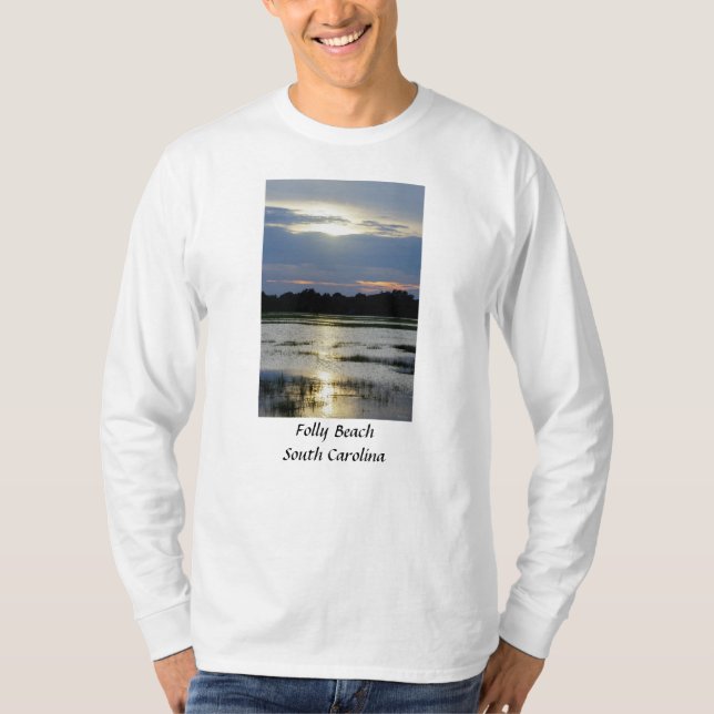 God kväll vid Folly River T Shirt (Framsida)