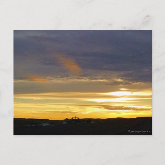 God kväll vykort (Framsida)