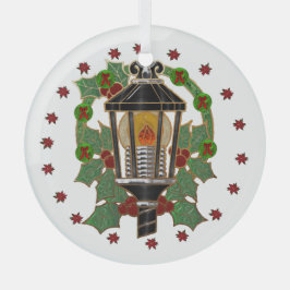 God Lantern Stain Glass Julgransdekoration
